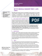 2016 11 30 Q4 2016 Company Ranking Tier 1 PV Module Makers