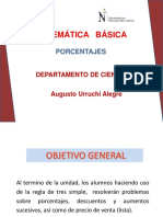 PORCENTAJES - Matemática Básica