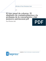 El Tipo Penal de Colusion. El Elemento de Contextualizacion y Probanza - Stamped