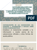 Nic 20 Contabilización de Las Subvenciones Del Gobierno