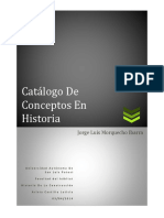 Catálogo de Conceptos en Historia