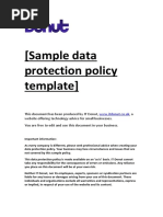 ITDonut Sample DP Policy Template