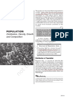 Population: Distribution, Density, Growth and Composition