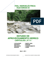 Huatiziroki Estudio-de-Aprovechamiento-Hidrico-Ch-Huatziroki PDF