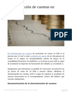 Determinación de Cuentas en Ventas