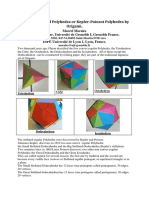 Regular Stellated Polyhedra or Kepler-Poinsot Polyhedra by Origami