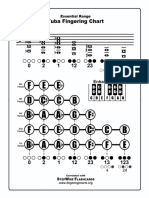 Tuba Fingering Chart