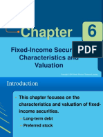 Fixed-Income Securities: Characteristics and Valuation