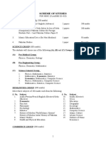 Scheme of Studies