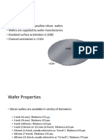 Unit Process Steps Vlsi