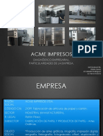 Empresa Acme Impresos Ltda