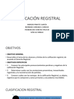 Calificacion Registral