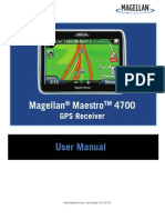 Magellan Maestro 4700: User Manual