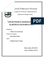 Oscar Wilde & Charles Dickens Epoca Vicoriana