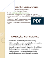 Avaliação Nutricional 1 Aula