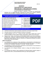 Requisitos Certificado Especial de Libreta Militar Bolivia