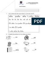 Guia de Repaso 1° Básico Lenguaje