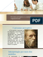 Processo Perceptivo e o Contexto Organizacional Silde