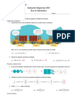 Evaluación Diagnostica 2018