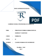 Formas Farmacéuticas Líquidas y Gaseosas INSTITUTO ROOSEVELT