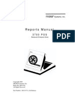 Micros 3700 Reports Manual