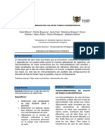 Intercambiador de Calor de Tubos Concentricos Informe