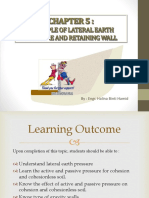 Principle of Lateral Earth Pressure and Retaining Wall