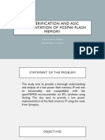 RTL Verification and Asic Implementation of M25P40 Flash Memory