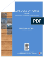 Schedule of Rates Building Works Vol I 2017