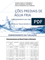 Aula 6 - Dimensionamento Das Tubulações PDF