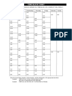 Time Block Chart