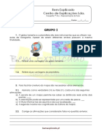 A.2 Teste Diagnóstico Representações Da Terra 1