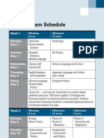 AP Exam Dates 2010-2011