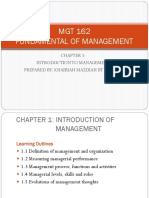 Chapter 1 - Introduction To Management