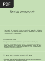 Tecnicas de Exposición