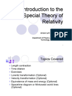 Lec07 Special Relativity