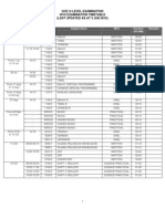 Gce O-Level Examination 2010 Examination Timetable (Last Updated As at 3 Jun 2010)