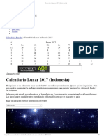 Calendario Lunar 2017 (Indonesia)