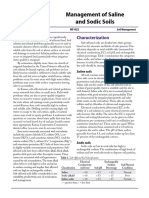 Management of Saline and Sodic Soils