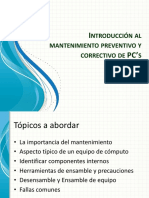 Introduccion Al Mantenimiento Preventivo y Correctivo de PC S