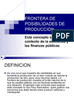 Frontera de Posibilidades de Produccion