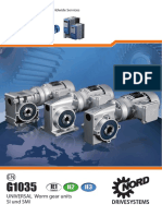 UNIVERSAL Worm Gear Units Si Und Smi