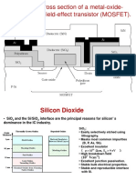 Schematic Cross Section of A Metal-Oxide-Semiconductor Field-Effect Transistor (MOSFET)