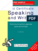 First Certificate Speaking and Writing