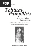 Political Pamphlets: From The Indian Subcontinent