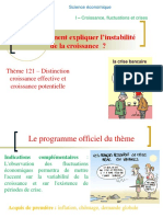 Thème 1211 - Distinction Croissance Effective Et Croissance Potentielle