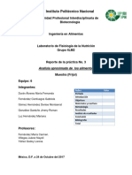 Práctica 3. Análisis Bromatológico de Frijol