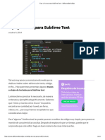 Tips y Trucos para Sublime Text - EditoresdeCodigo