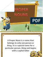 Proper Nouns