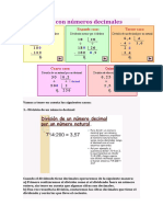 La División Con Números Decimales JDA